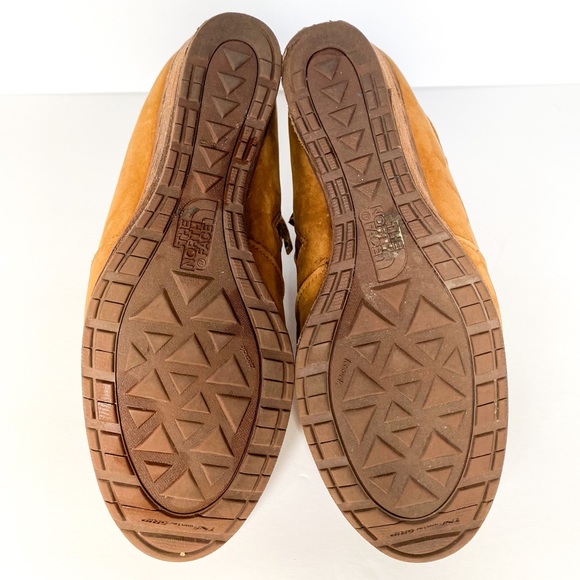The North Face Tan Leather Wedge Bootie Size 8.5 - Picture 7 of 9